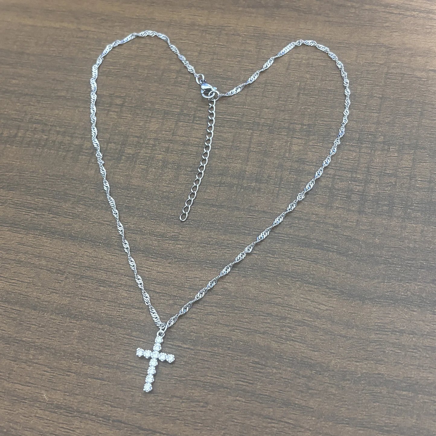 Steel Cross Necklace for Women - 8 - js | ONEFY.SHOP