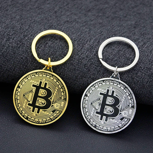 Crypto Commemorative Coin Keychain - 2 - gn | ONEFY.SHOP
