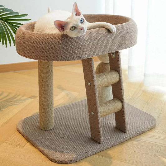 Cat Tower Bed & Scratching Post - 5 - ps | ONEFY.SHOP