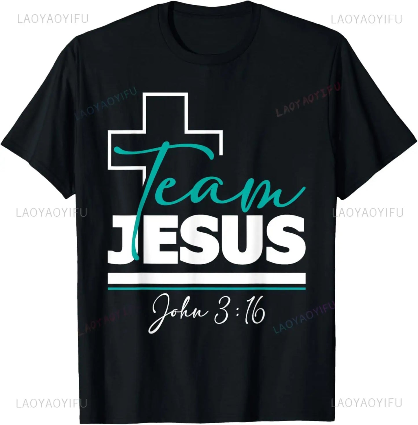 Team Jesus Faith T-Shirt - 8 - an | ONEFY.SHOP