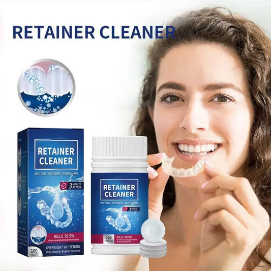Dental Appliance Cleaner Tablets - 4 -  fh | ONEFY.SHOP