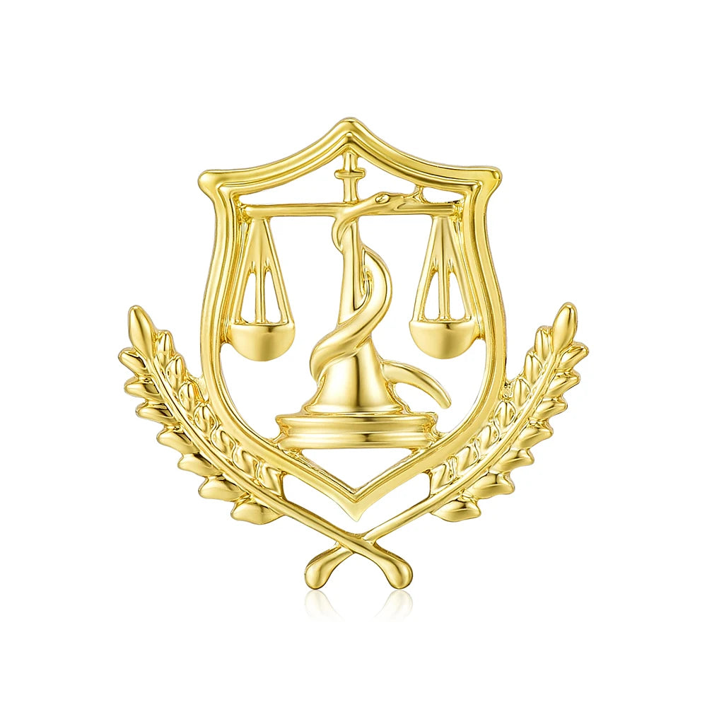 Fair Libra Lawyer Brooch - 2 - aw | ONEFY.SHOP