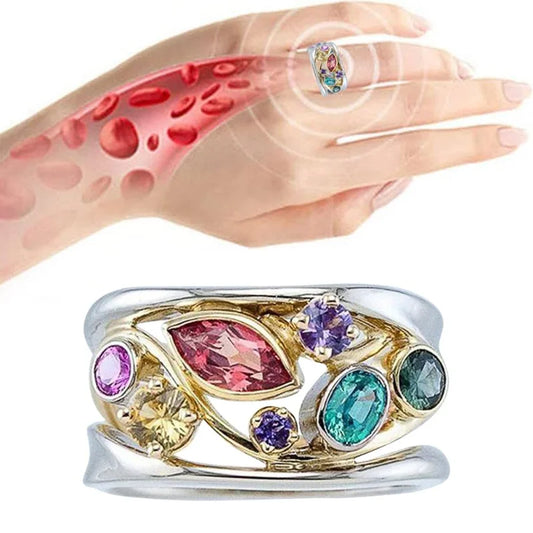 Multi-Stone Wellness Energy Ring - 4 - fs | ONEFY.SHOP