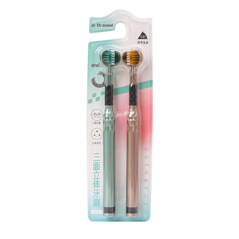 Three-Sided U-Shaped Toothbrush - 4 -  fh | ONEFY.SHOP