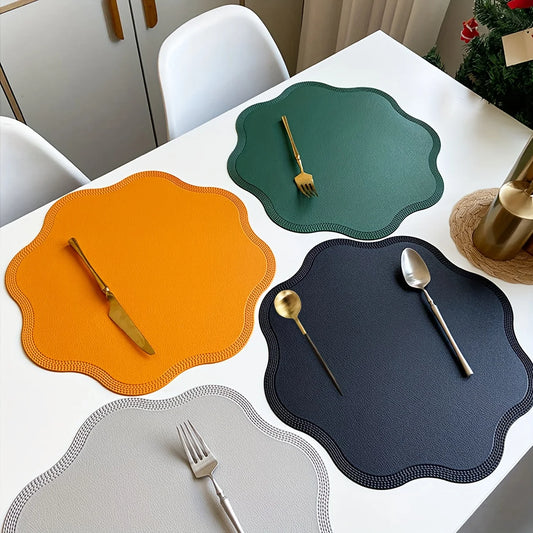 6PCS Placemats Sets Leather - 6 - km | ONEFY.SHOP