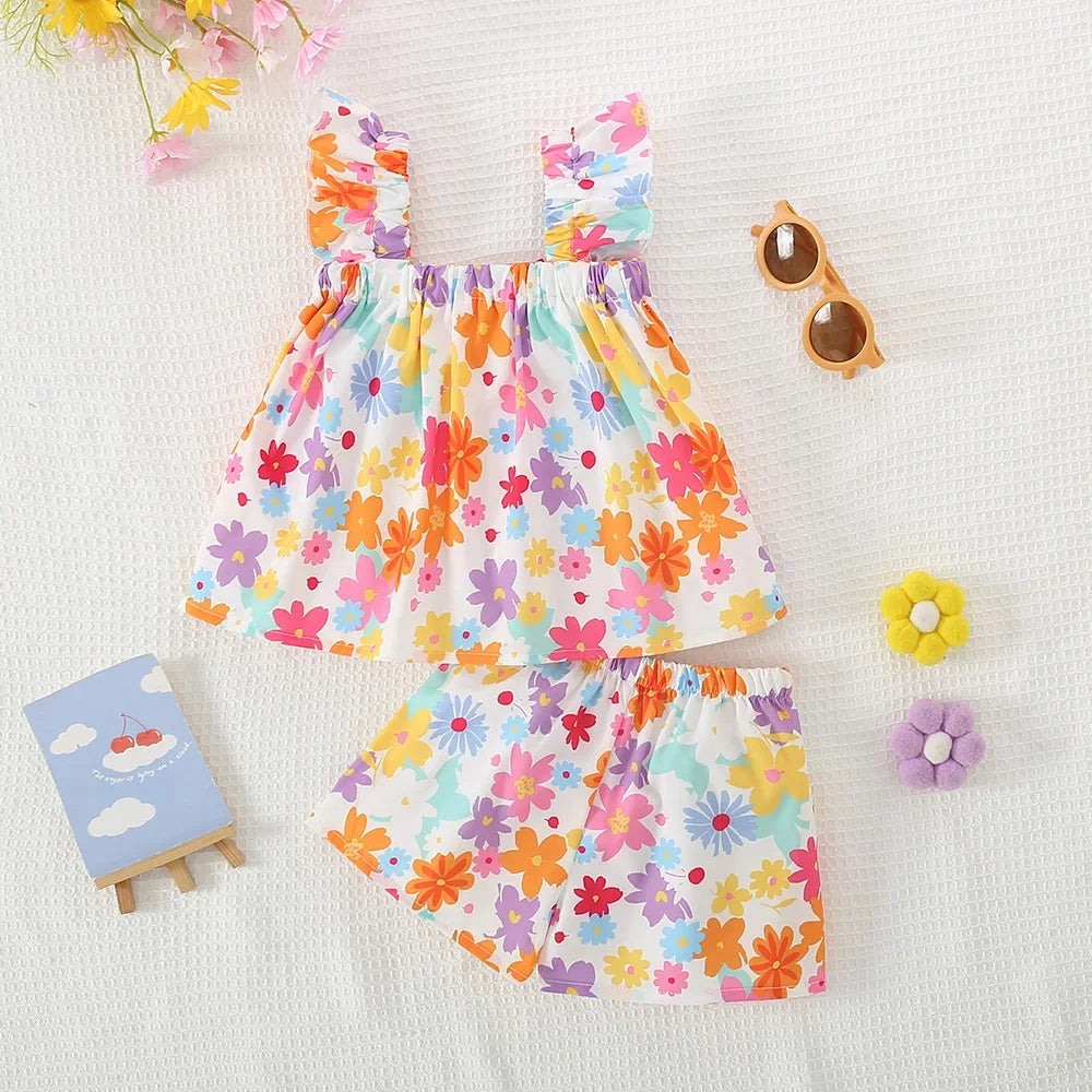 Flower Baby Girl Set - 9 - kn | ONEFY.SHOP