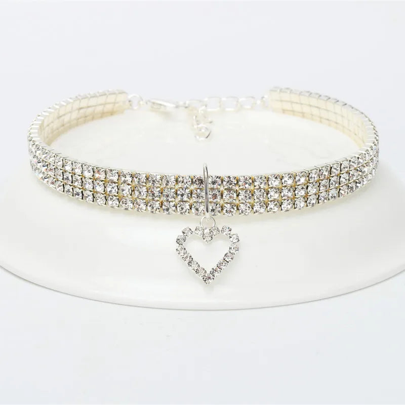 Cat Necklace Rhinestone - 5 - pn | ONEFY.SHOP