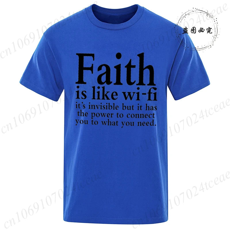 Faith Is Like WiFi Shirt - 8 - an | ONEFY.SHOP