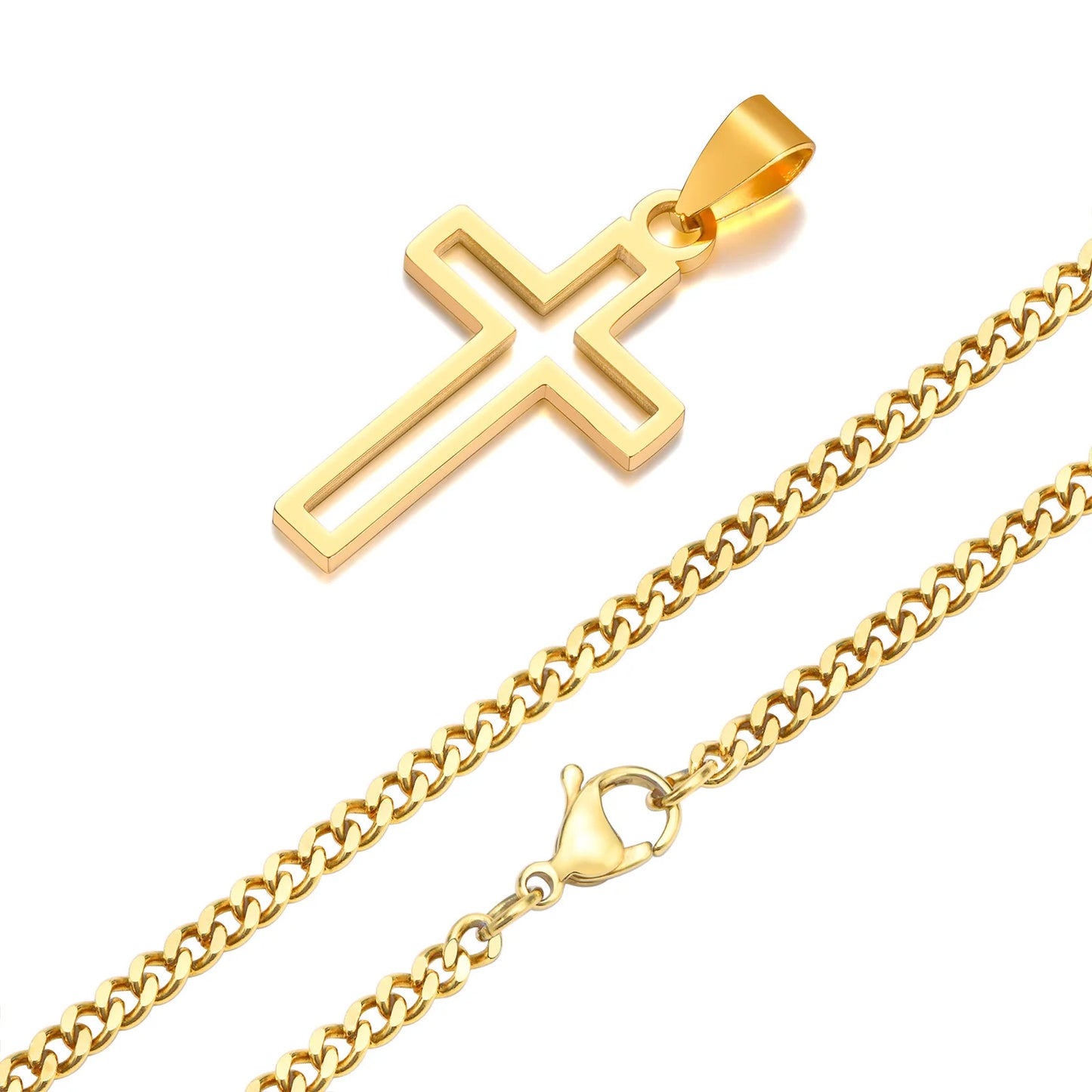 Casual Cross Necklace for Men - 8 - js | ONEFY.SHOP