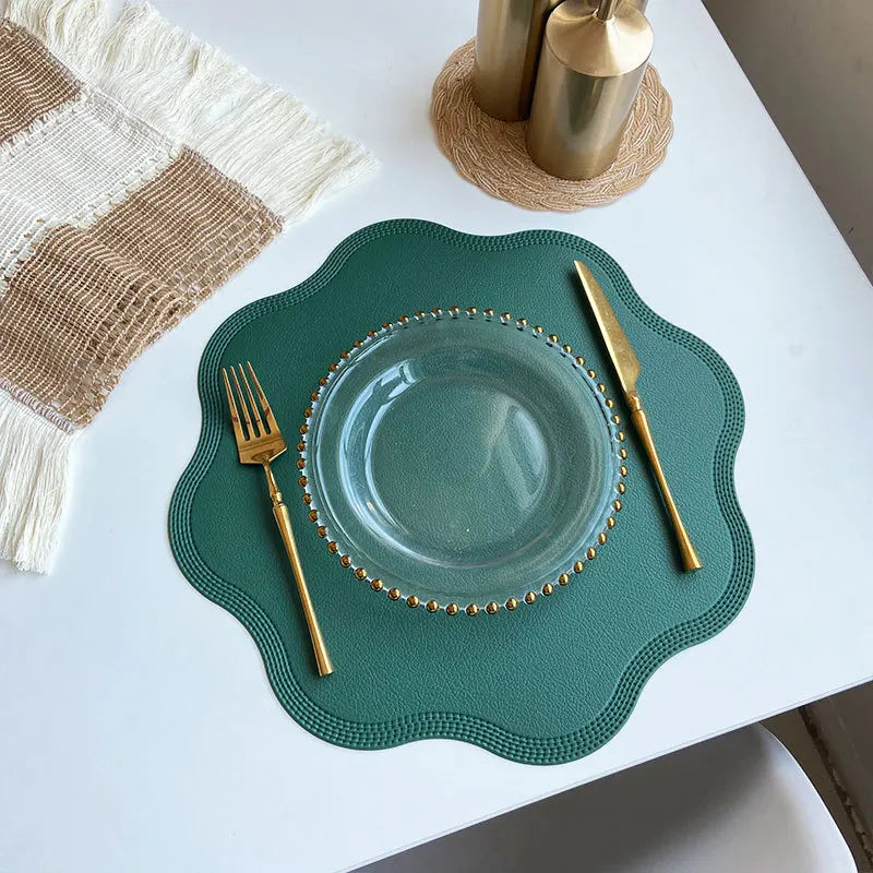 6PCS Placemats Sets Leather - 6 - km | ONEFY.SHOP