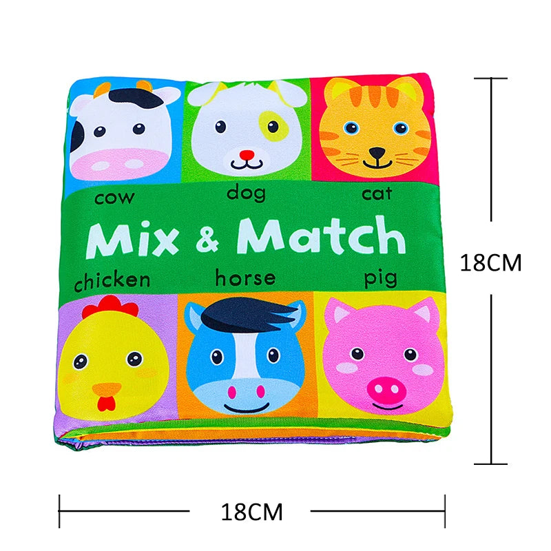 Animal Face Matching Book Baby - 9 - tg | ONEFY.SHOP