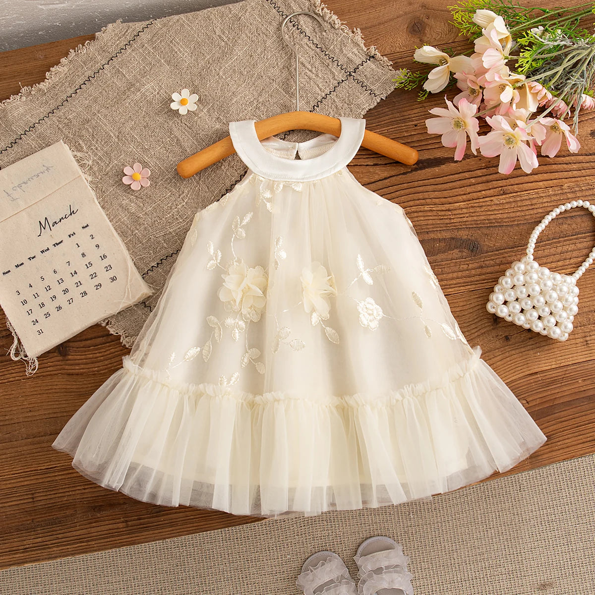 Girl Dress Summer Flower - 9 - kn | ONEFY.SHOP