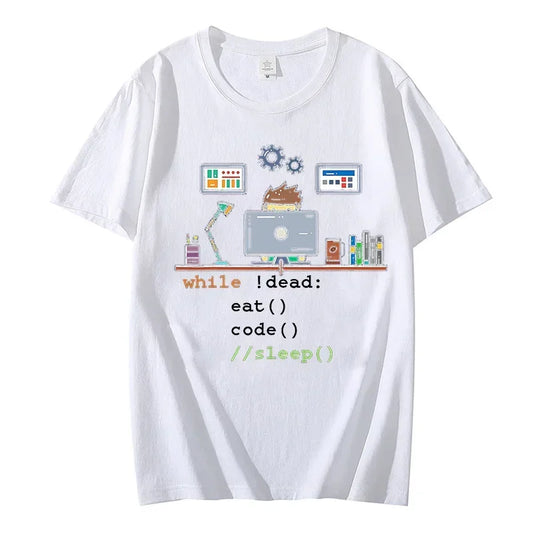 Eat Code Sleep T-Shirt - 2 - ps | ONEFY.SHOP