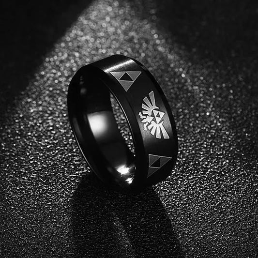 Triforce-Inspired Mythic Band Ring - 2 - gn | ONEFY.SHOP