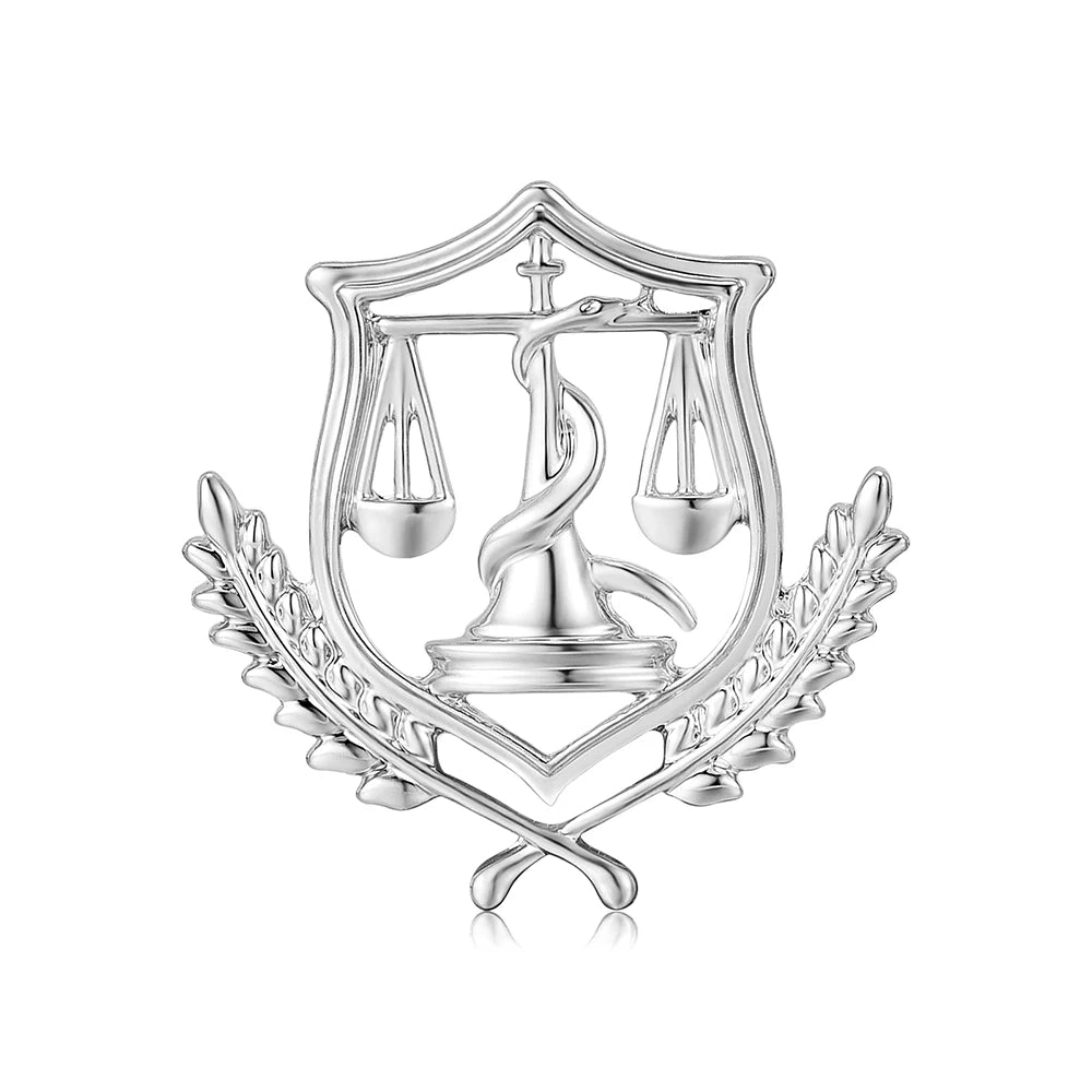 Fair Libra Lawyer Brooch - 2 - aw | ONEFY.SHOP