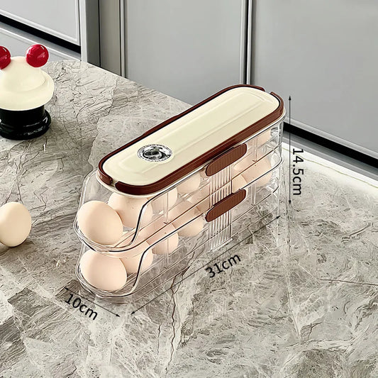 Multi-layer Rolling Egg Storage - 6 - oe | ONEFY.SHOP