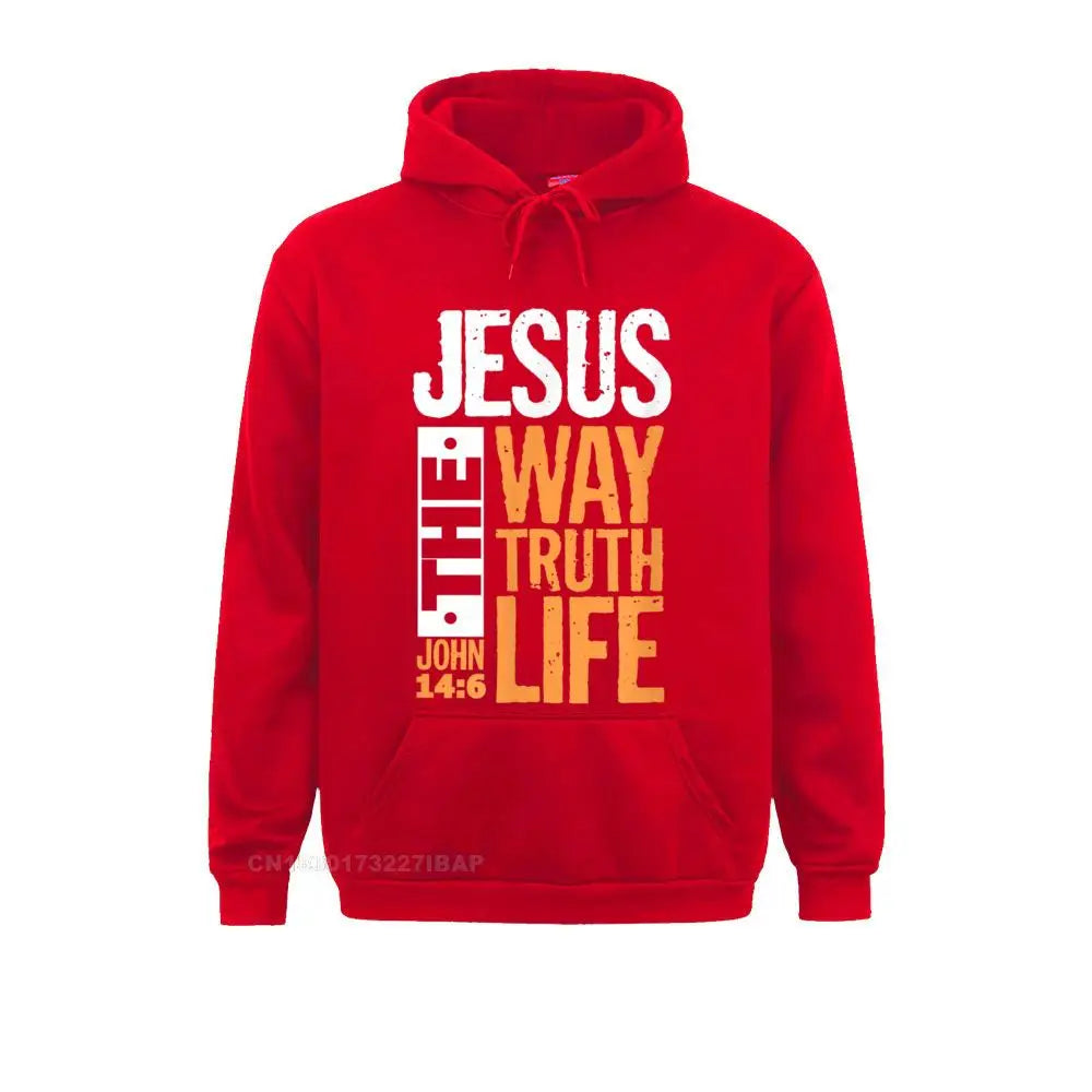Jesus The Way, The Truth, The Life Hoodie - 8 - an | ONEFY.SHOP