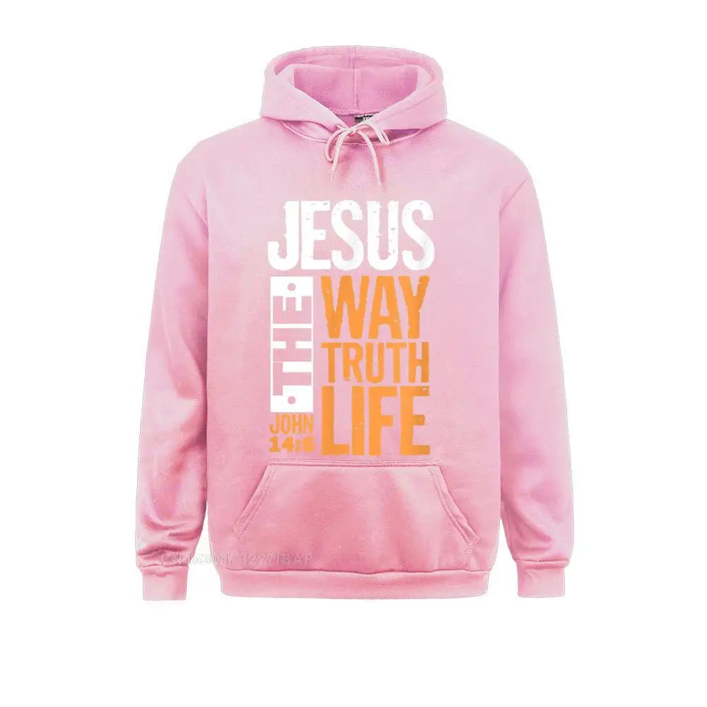 Jesus The Way, The Truth, The Life Hoodie - 8 - an | ONEFY.SHOP