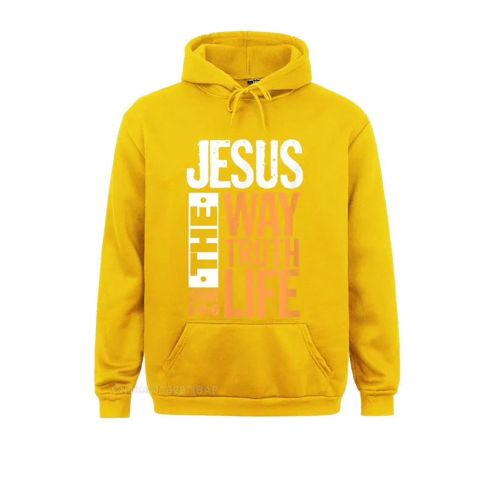 Jesus The Way, The Truth, The Life Hoodie - 8 - an | ONEFY.SHOP