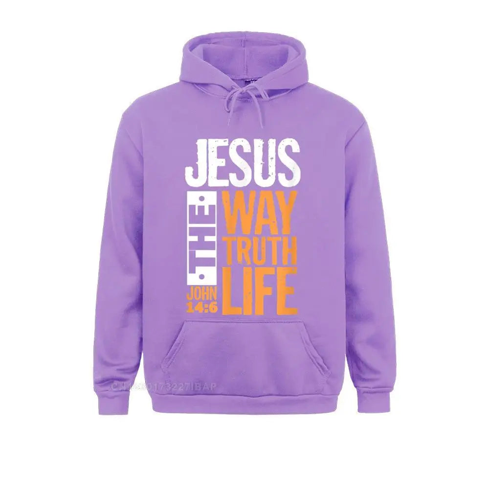 Jesus The Way, The Truth, The Life Hoodie - 8 - an | ONEFY.SHOP