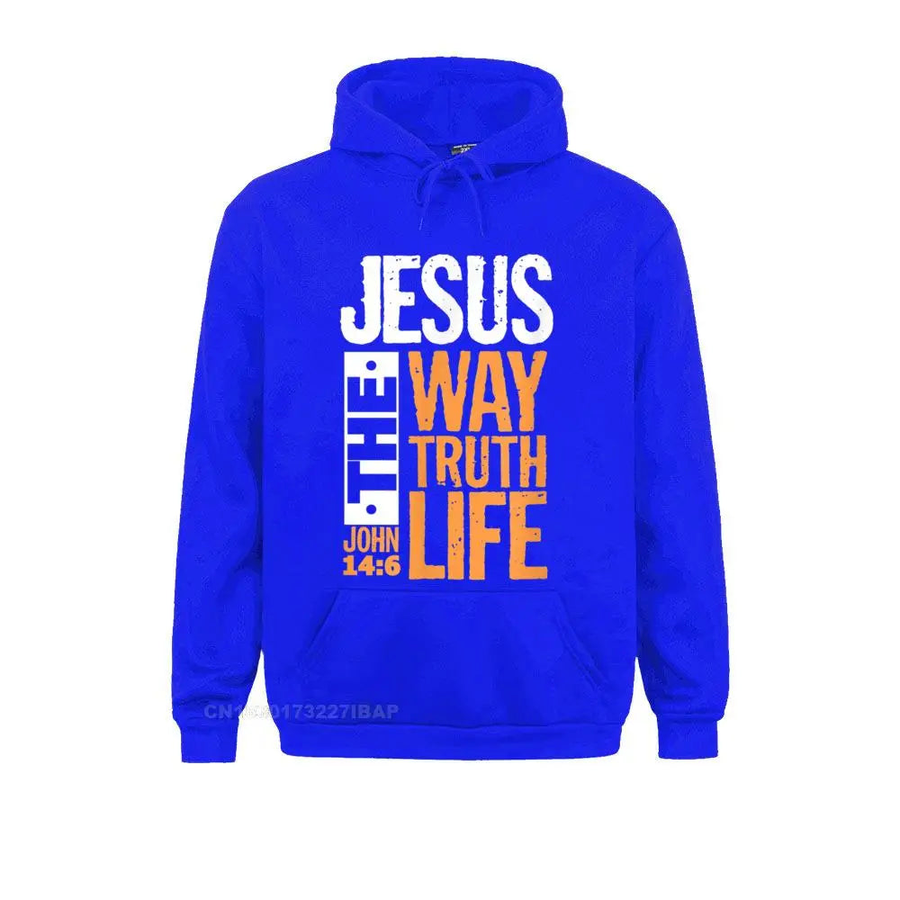 Jesus The Way, The Truth, The Life Hoodie - 8 - an | ONEFY.SHOP