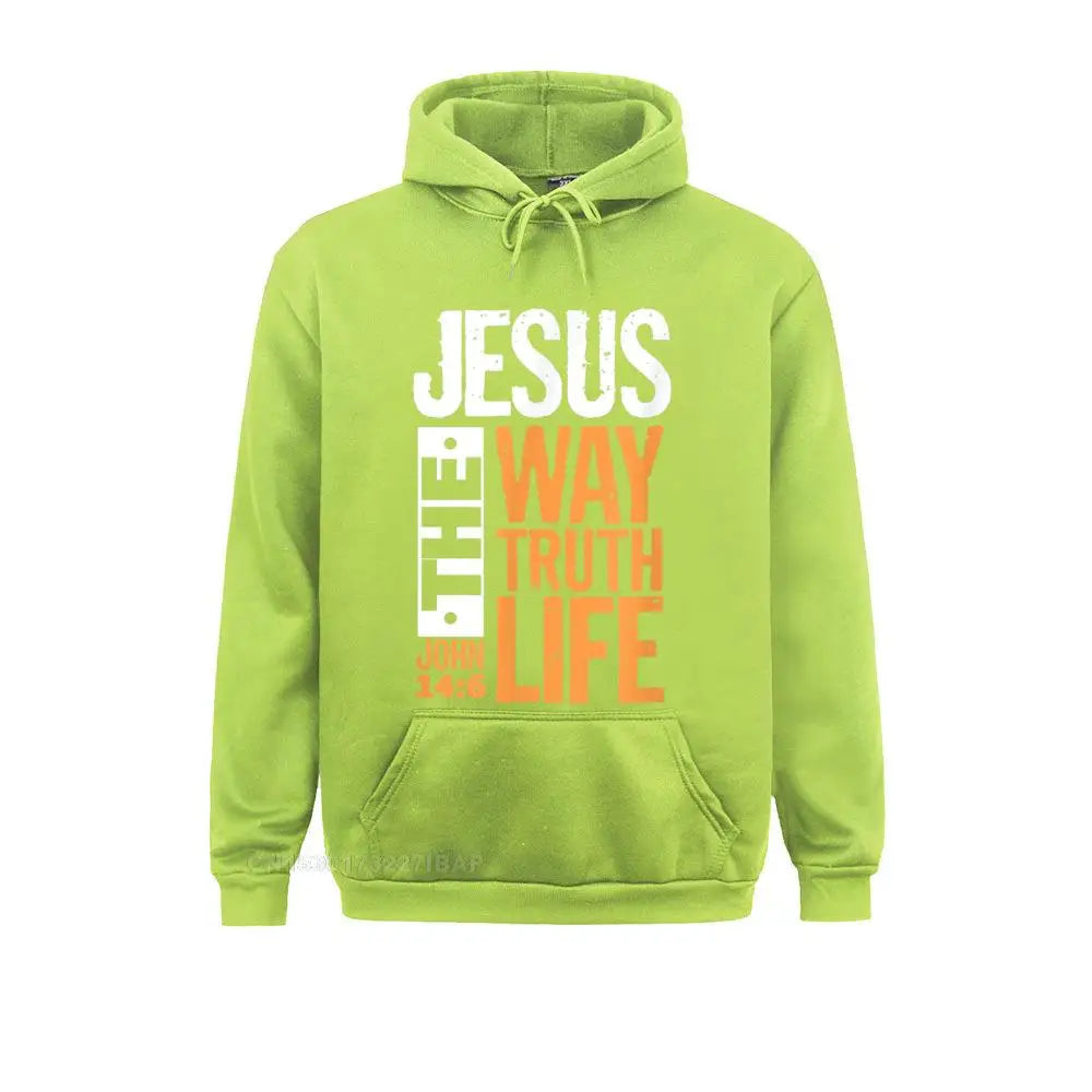 Jesus The Way, The Truth, The Life Hoodie - 8 - an | ONEFY.SHOP