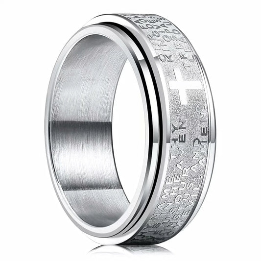 Stainless Steel Christian Rings - 8 - js | ONEFY.SHOP