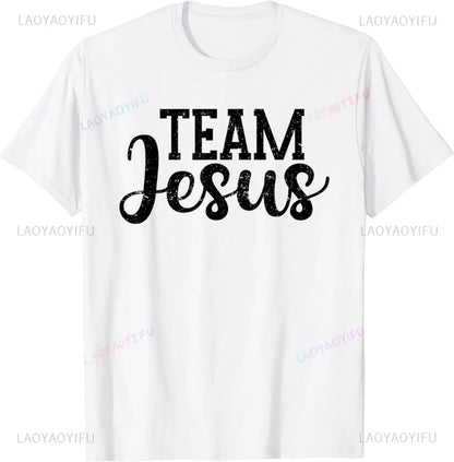 Team Jesus Faith T-Shirt - 8 - an | ONEFY.SHOP