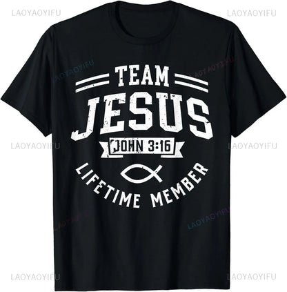 Team Jesus Faith T-Shirt - 8 - an | ONEFY.SHOP