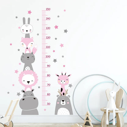 3PC Cartoon Animal Rule Wall Stickers - 9 - rs | ONEFY.SHOP
