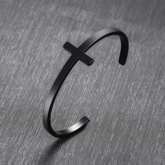 Christian Cross Cuff Bracelet - 8 - js | ONEFY.SHOP
