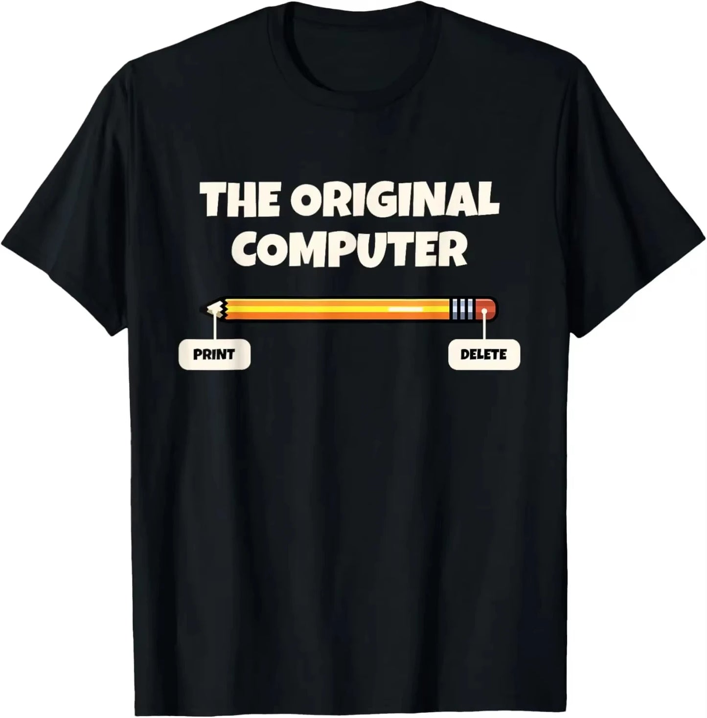 T-shirt original « Crayon d'ordinateur » - 2 - ps | ONEFY.SHOP