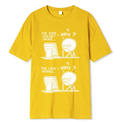 T-shirt « Code ne fonctionne pas » - 2 - PS | ONEFY.SHOP