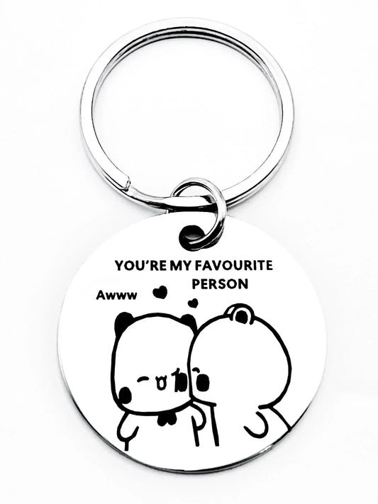 You're My Favourite Person" Keychain - 4 -  fh | ONEFY.SHOP