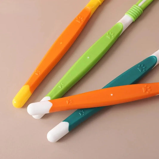 4pcs Colorful 3-Sided Dog Toothbrush Set - 5 - pe | ONEFY.SHOP