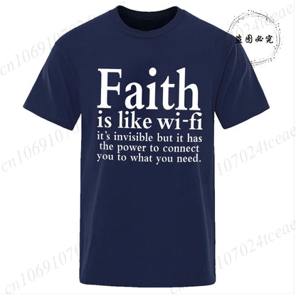 Faith Is Like WiFi Shirt - 8 - an | ONEFY.SHOP
