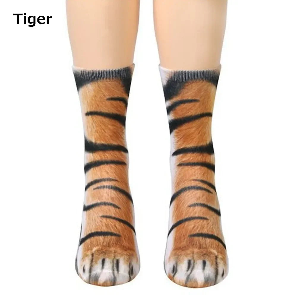 Realistic 3D Animal Paw Print Socks - 7 -  fs | ONEFY.SHOP