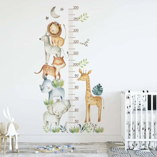 3PC Cartoon Animal Rule Wall Stickers - 9 - rs | ONEFY.SHOP