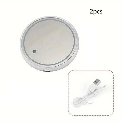 Photosensitive LED Car Cup Holder Coasters  - 3 - cs | ONEFY.SHOP