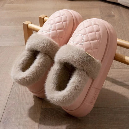 Quilted Lined Winter Home Slipper - 2 - gn | ONEFY.SHOP