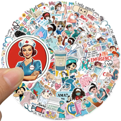 50/100PCS Funny Health Stickers - 2 - ds | ONEFY.SHOP