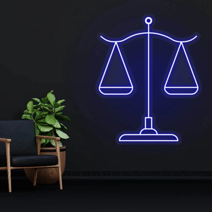 Scales of Justice Neon Lights - 2 - aw | ONEFY.SHOP