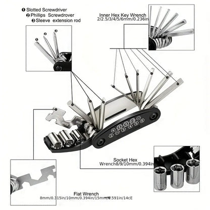 16-in-1 Motorcycle Repair Tools - 3 - te | ONEFY.SHOP