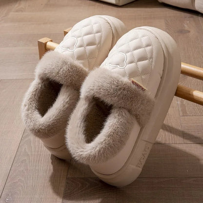 Quilted Lined Winter Home Slipper - 2 - gn | ONEFY.SHOP