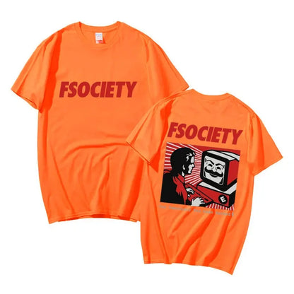 FSociety Mr. Robot Themed Hacker T-Shirt - 2 - ps | ONEFY.SHOP