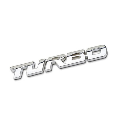 Car Adhesive TURBO Emblem Badge - 3 - cs | ONEFY.SHOP