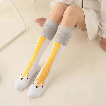 Novelty Chicken Leg Knee-High Socks - 7 -  fs | ONEFY.SHOP