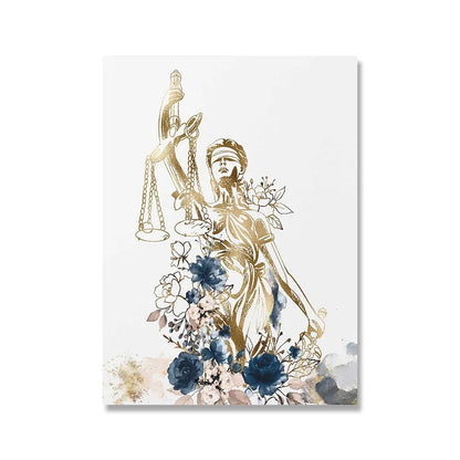 Minimalist Wall Art – Lady Justice - 2 - aw | ONEFY.SHOP