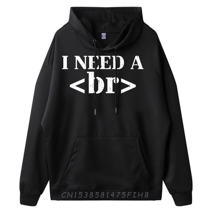 I Need A Break Code Hoodie - 2 - ps | ONEFY.SHOP