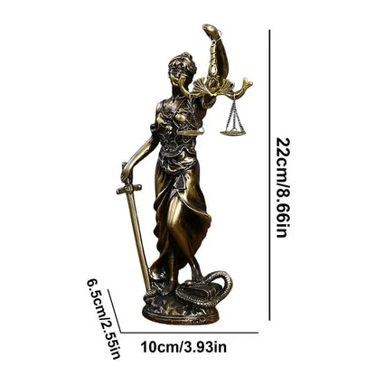 Justice Statue Resin - 2 - aw | ONEFY.SHOP